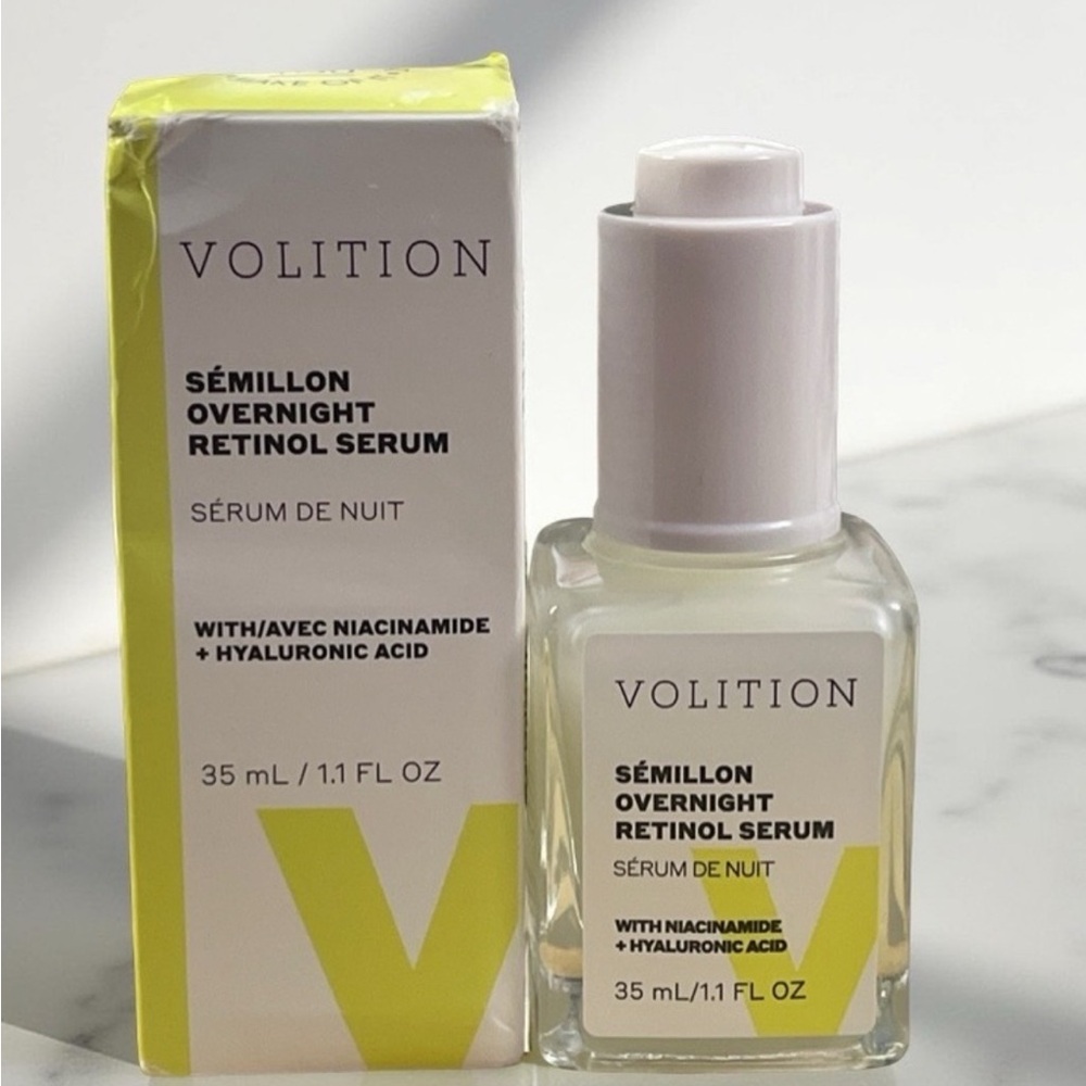 Volition Sémillon Overnight Retinol Serum - White and Yellow